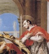 Giovanni Battista Tiepolo St Charles Borromeo oil on canvas